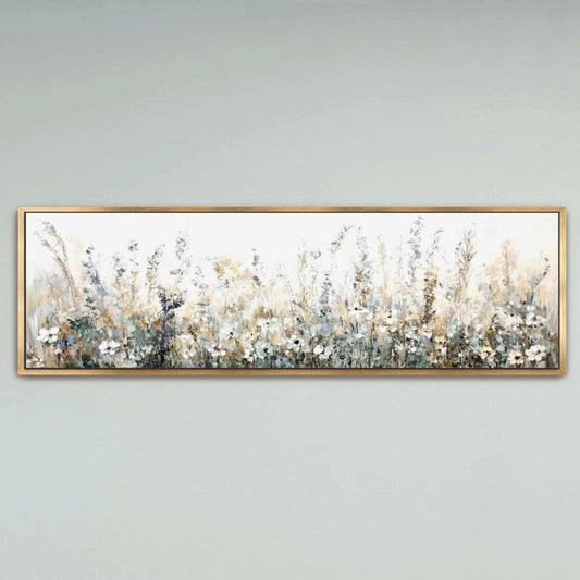 Wildflower Field Landscape Art