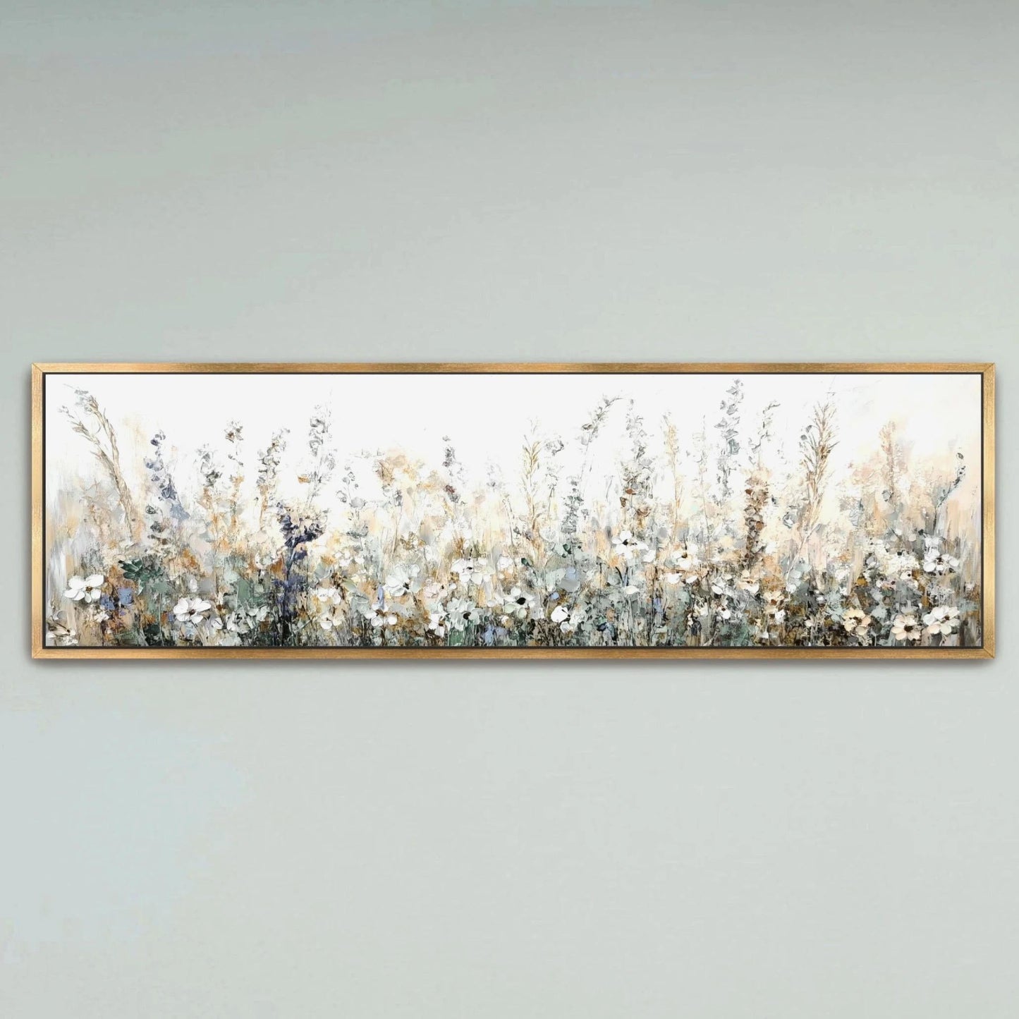 Wildflower Field Landscape Art