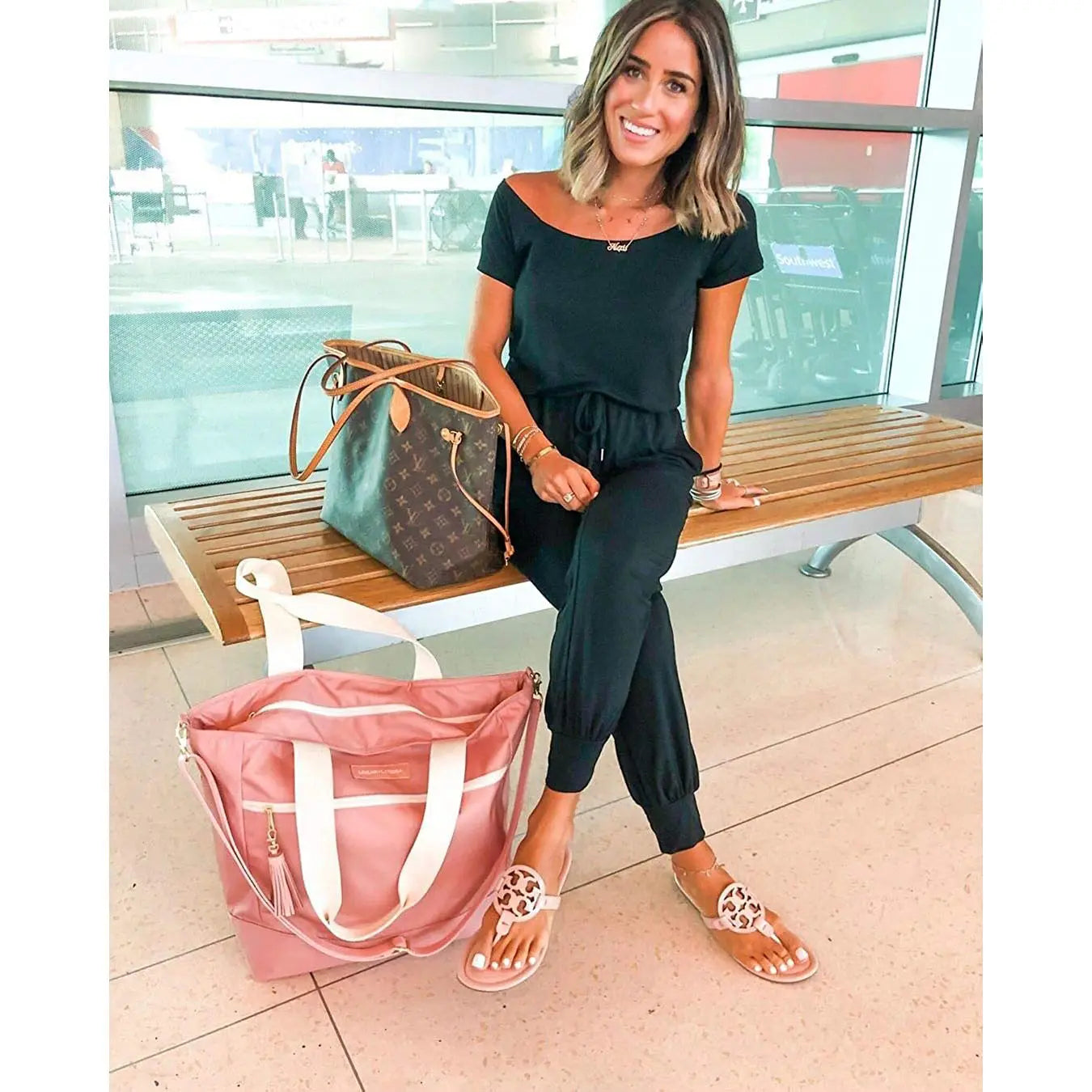 Off-Shoulder Plus Size Jumpsuit