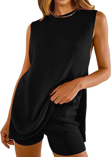 Women's Knit Sweater Shorts Set