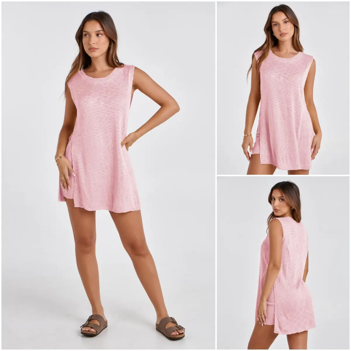 Women's Knit Sweater Shorts Set